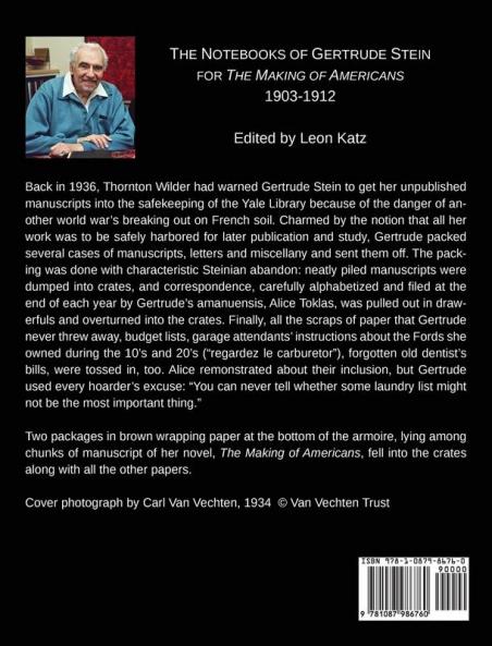 Notebooks of Gertrude Stein