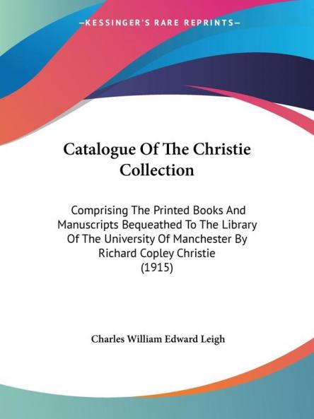 Catalogue Of The Christie Collection