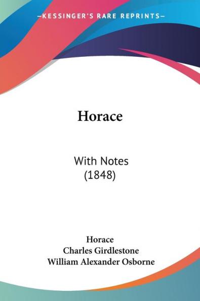 Horace: With Notes (1848)