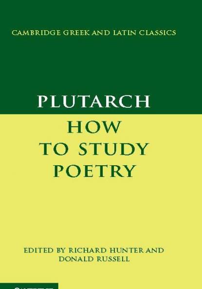 How to Study Poetry (de Audiendis Poetis)