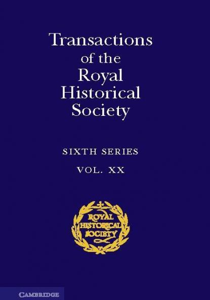Transactions of the Royal Historical Society