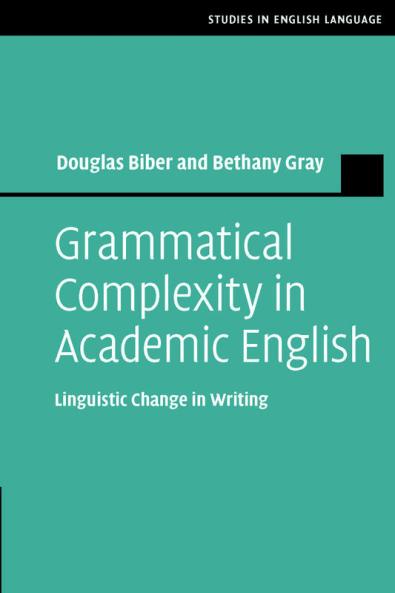 Grammatical Complexity in Academic English