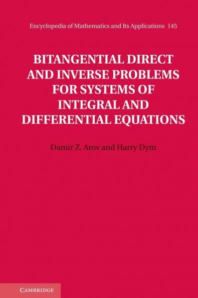 Bitangential Direct and Inverse Problems for Systems of Integral and Differential Equations