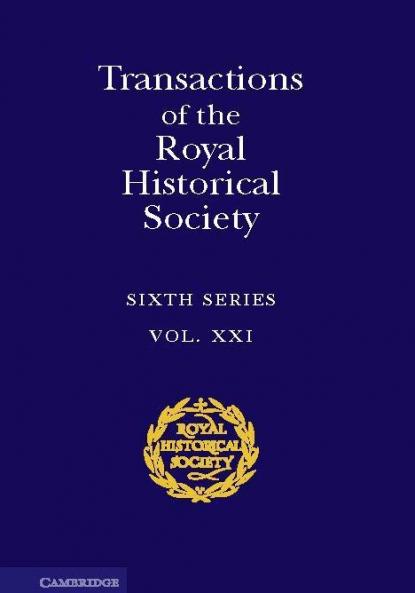 Transactions of the Royal Historical Society