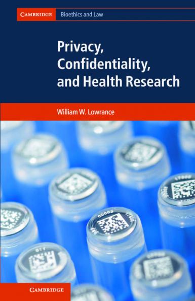 Privacy Confidentiality and Health Research