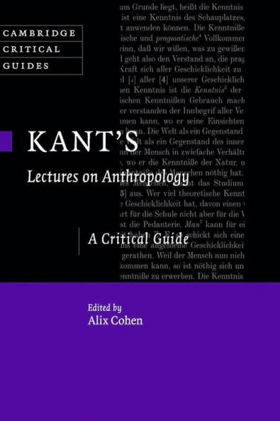 Kant's Lectures on Anthropology