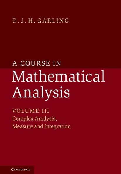 A Course in Mathematical Analysis