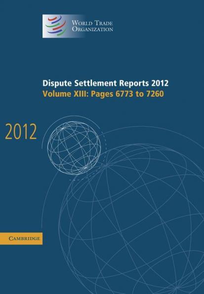 Dispute Settlement Reports 2012