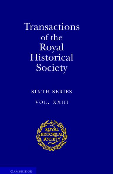 Transactions of the Royal Historical Society