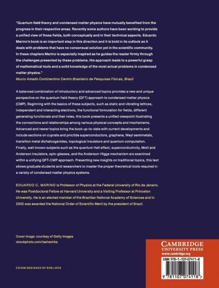 Quantum Field Theory Approach to Condensed Matter             Physics