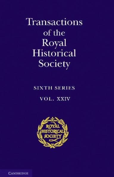 Transactions of the Royal Historical Society