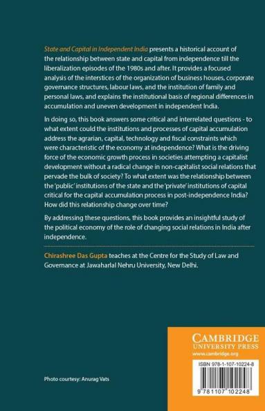 State and Capital in Independent India