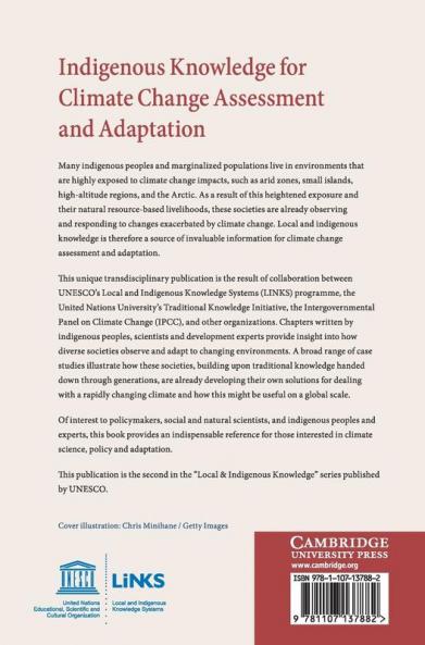 Indigenous Knowledge for Climate Change Assessment and             Adaptation