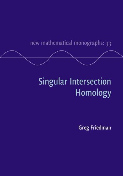 Singular Intersection Homology