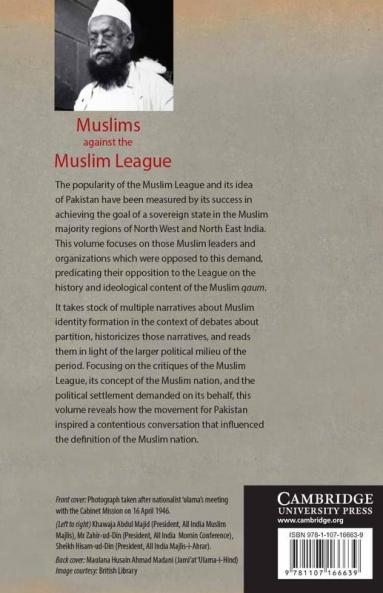 Muslims against the Muslim League