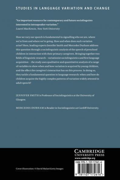 Sociolinguistic Variation in Children's Language