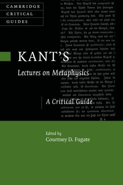 Kant's  Lectures on Metaphysics