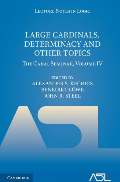 Large Cardinals Determinacy and Other Topics