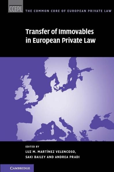 Transfer of Immovables in European Private Law