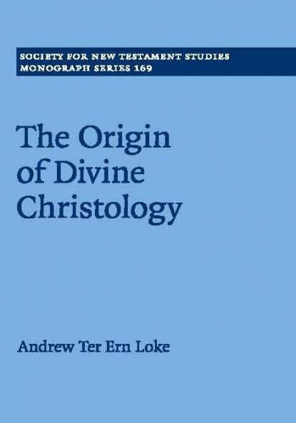 The Origin of Divine Christology