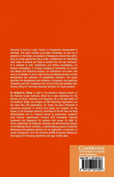 Genomic Clinical Trials and Predictive Medicine