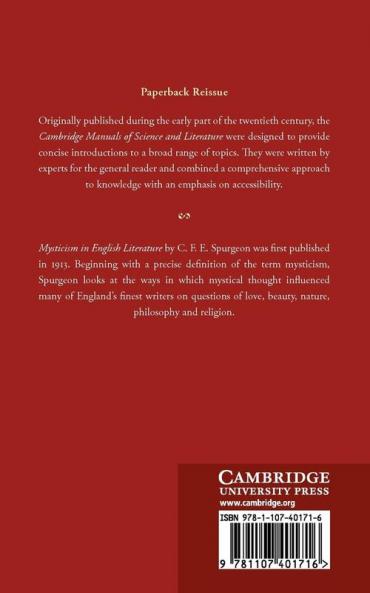 Mysticism in English Literature