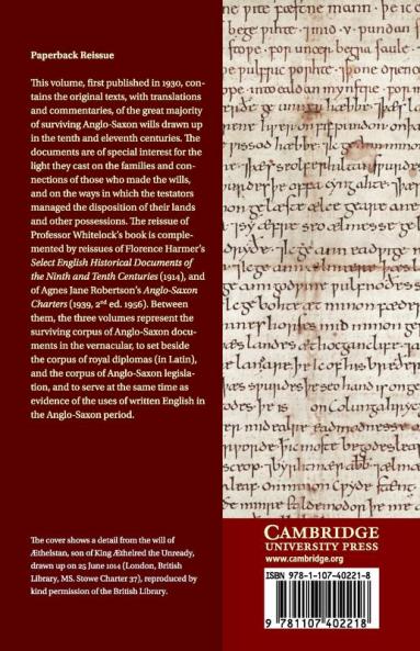 Anglo-Saxon Wills