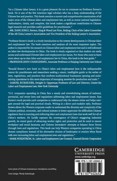 Understanding Labor and Employment Law in China