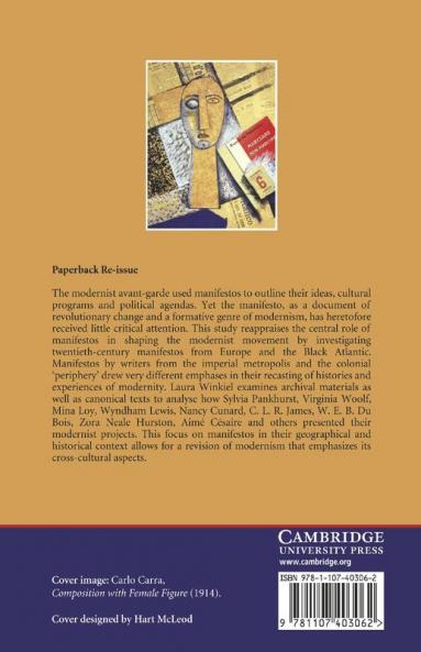 Modernism Race and Manifestos