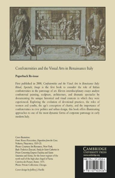 Confraternities and the Visual Arts in Renaissance Italy