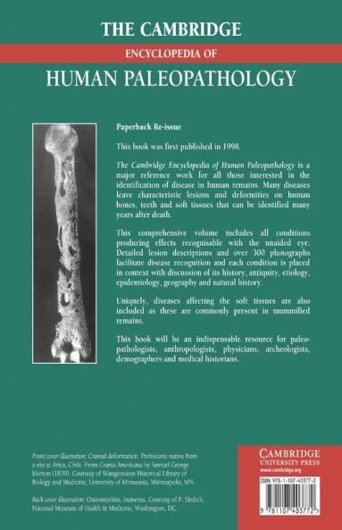 The Cambridge Encyclopedia of Human Paleopathology