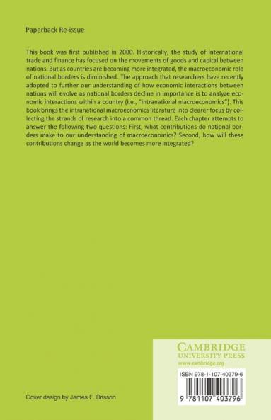 Intranational Macroeconomics