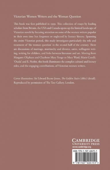 Victorian Women Writers and the Woman Question