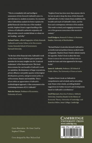 The Economics of John Kenneth Galbraith