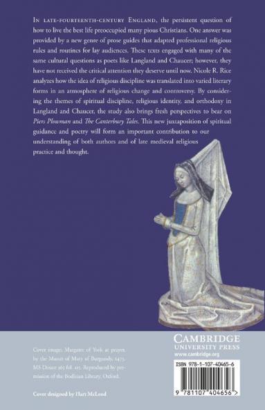 Lay Piety and Religious Discipline in Middle English Literature