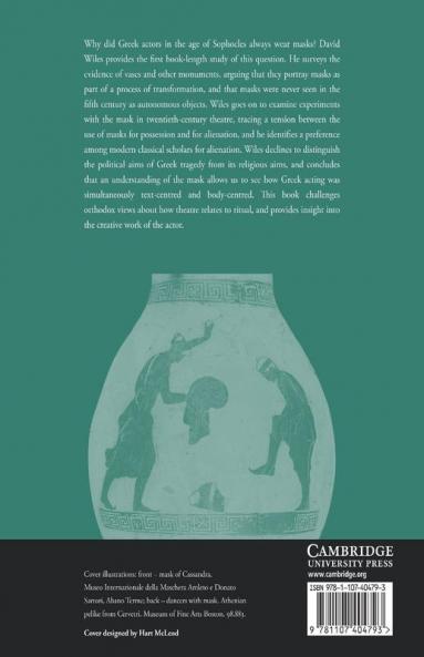 Mask and Performance in Greek Tragedy