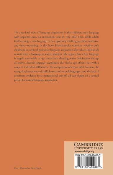 Language Development and Age
