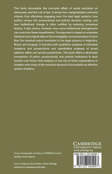 The Judicial Response to Police Killings in Latin America