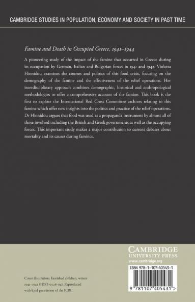 Famine and Death in Occupied Greece 1941 1944