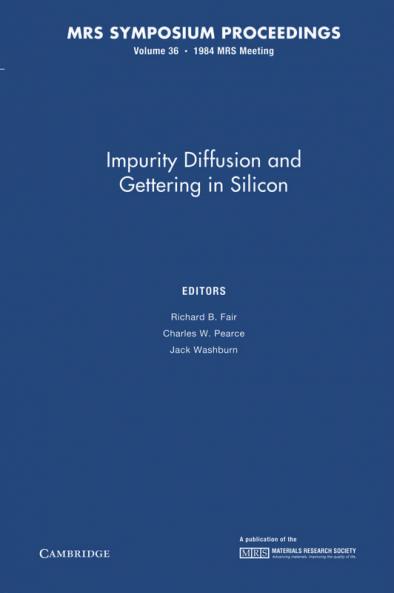 Impurity Diffusion and Gettering in Silicon