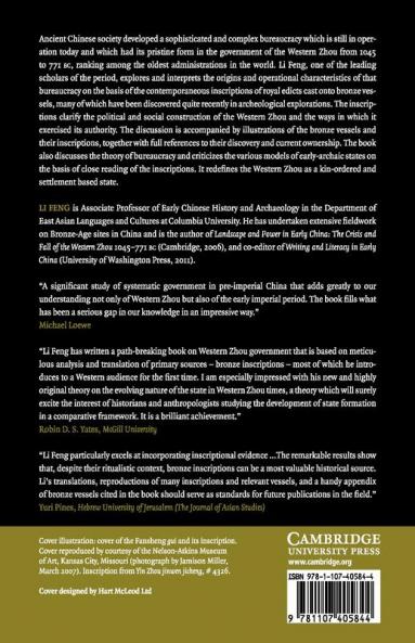 Bureaucracy and the State in Early China