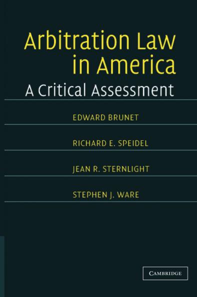 Arbitration Law in America