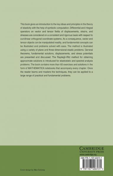 Elasticity with Mathematica (R)