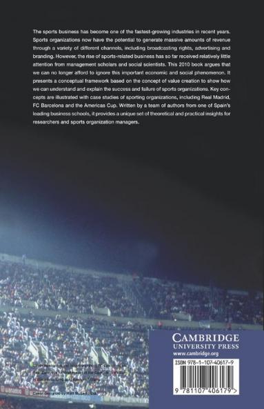 Value Creation and Sport Management