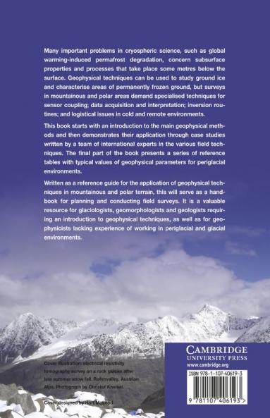 Applied Geophysics in Periglacial Environments