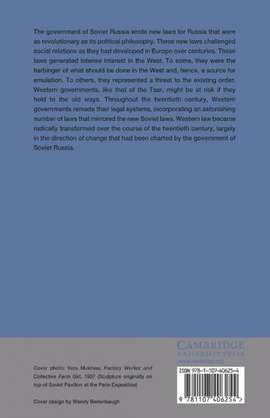 Soviet Legal Innovation and the Law of the Western World