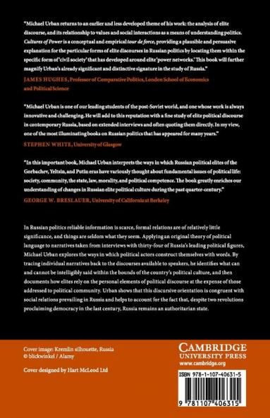 Cultures of Power in Post-Communist Russia