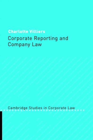 Corporate Reporting and Company Law