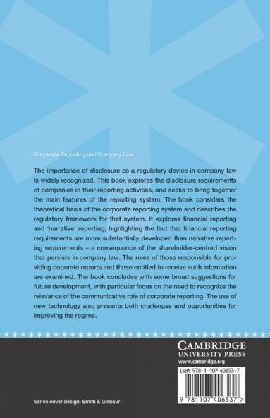 Corporate Reporting and Company Law
