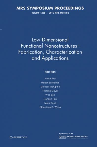 Low-Dimensional Functional Nanostructures Fabrication Characterization and Applications